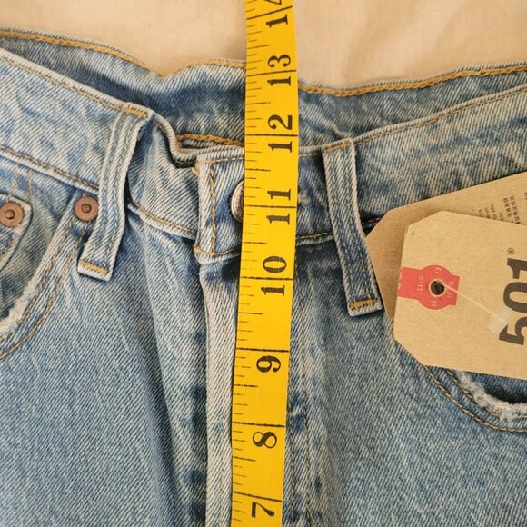NEW Levis 501 Womens Skinny Jeans Light Blue 30x30 Blockcore normcore groupcore - Picture 3 of 4